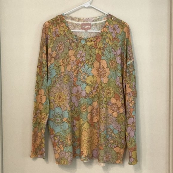 Show Me Your MuMu Tops - Show Me Your MuMu Floral Sweatshirt - Multicolor